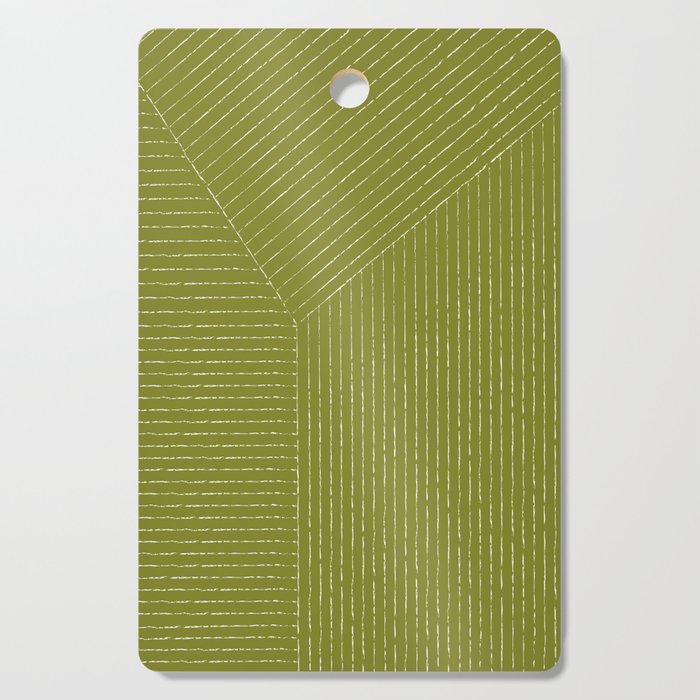 Lines (Matcha Green) Cutting Board Gallery Image 1