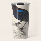 Malabar whistling-thrush by Elizabeth Gould from "A Century of Birds from the Himalaya Mountains" Travel Mug Gallery Image 1