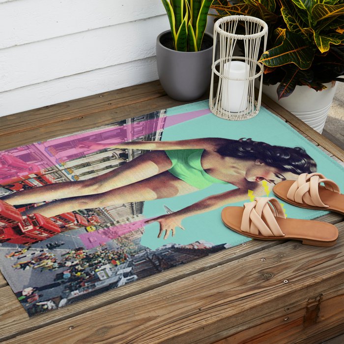Rush Hour Madness Outdoor Rug Gallery Image 2