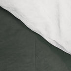 Neutral Sage Grey Solid Color Comforter Gallery Image 4