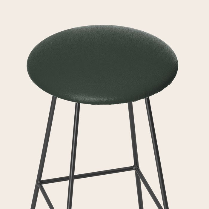 Neutral Sage Grey Solid Color Stool Gallery Image 2