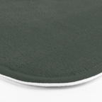 Neutral Sage Grey Solid Color Bath Mat Gallery Image 3