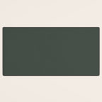 Neutral Sage Grey Solid Color Desk Mat Gallery Image 3