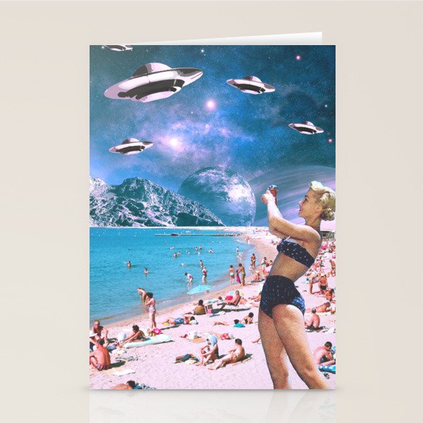 Vacation Invasion Stationery Card Gallery Image 2