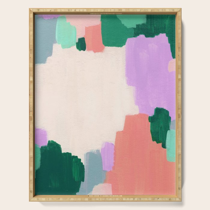 Abstract Oil Painting No. 70 Serving Tray Gallery Image 1