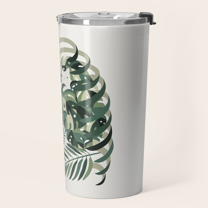 Cat and Plant 56 Travel Mug Gallery Image 2