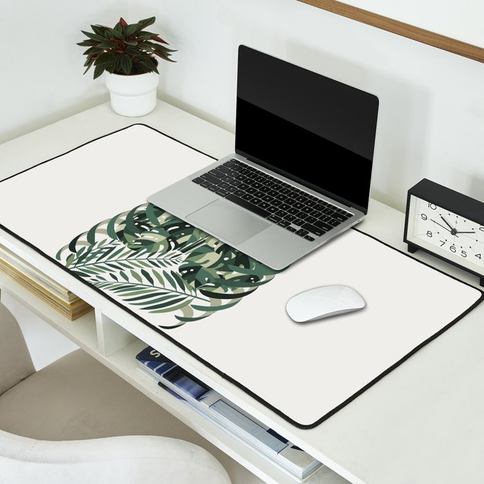 Cat and Plant 56 Desk Mat Gallery Image 2