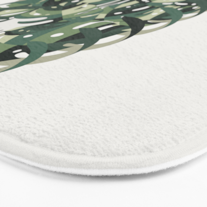 Cat and Plant 56 Bath Mat Gallery Image 3