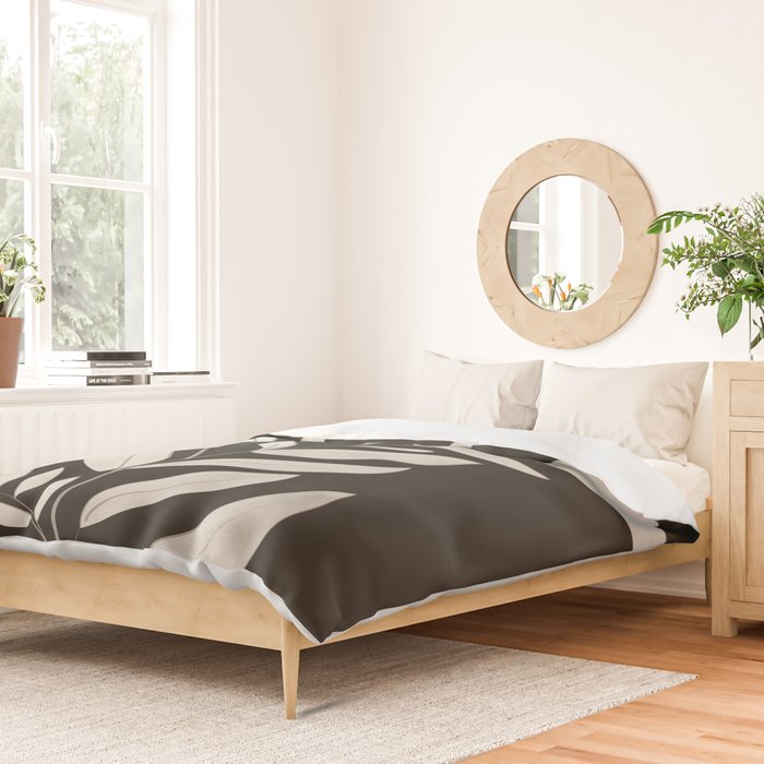 Minimalist plants and leaves Art 3 Duvet Cover Gallery Image 2