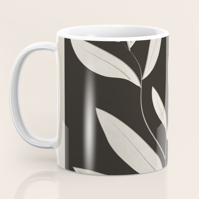 Minimalist plants and leaves Art 3 Coffee Mug Gallery Image 3
