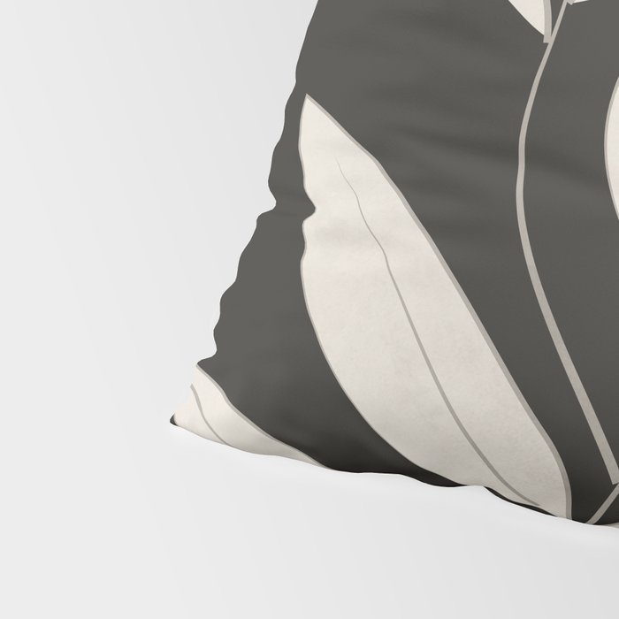 Minimalist plants and leaves Art 3 Pillow Sham Gallery Image 4