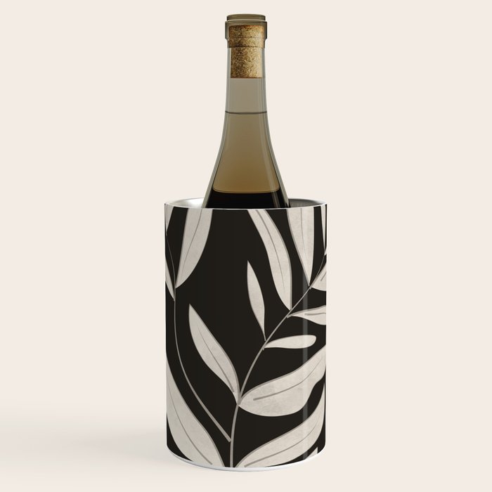 Minimalist plants and leaves Art 3 Wine Chiller Gallery Image 1