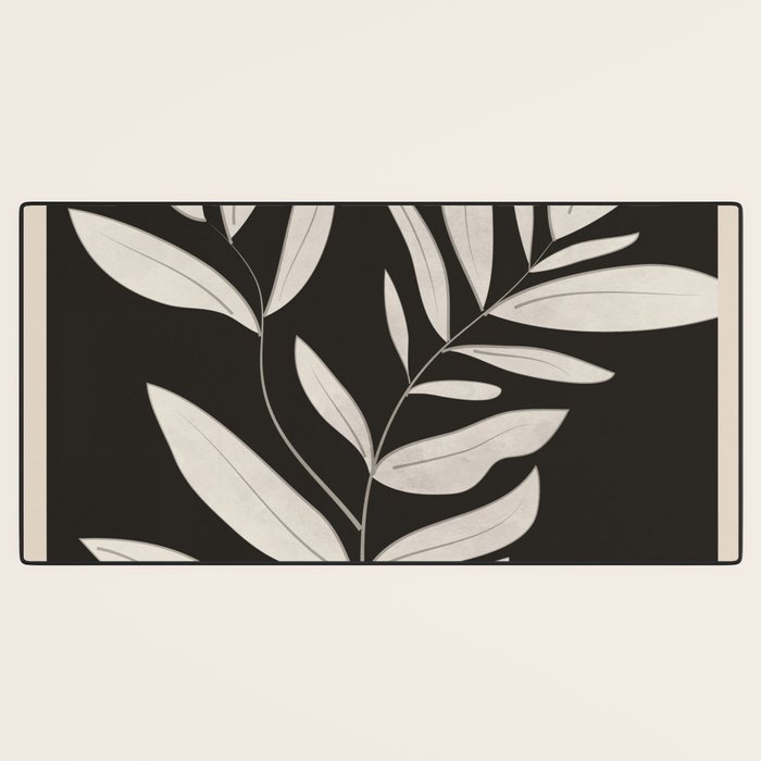Minimalist plants and leaves Art 3 Desk Mat Gallery Image 3