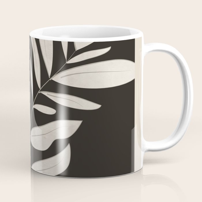 Minimalist plants and leaves Art 3 Coffee Mug Gallery Image 1