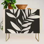 Minimalist plants and leaves Art 3 Credenza Gallery Image 1