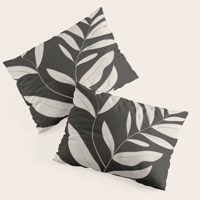 Minimalist plants and leaves Art 3 Pillow Sham Gallery Image 1