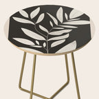 Minimalist plants and leaves Art 3 Side Table Gallery Image 2
