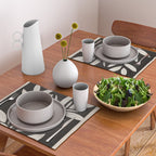 Minimalist plants and leaves Art 3 Placemat Gallery Image 2