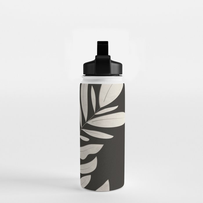 Minimalist plants and leaves Art 3 Water Bottle Gallery Image 2