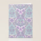 Gothic Halloween Damask - pastel glow Stationery Card Gallery Image 2