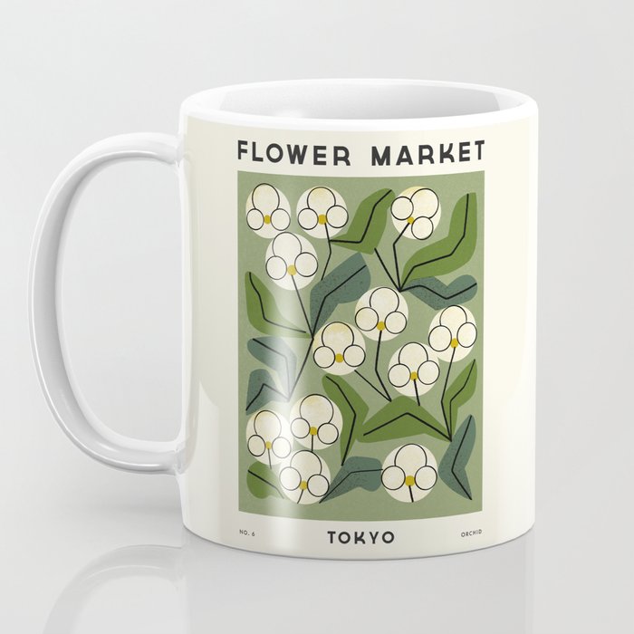 Flower Market No. 6 Coffee Mug Gallery Image 3