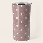stars on mauve Travel Mug Gallery Image 1