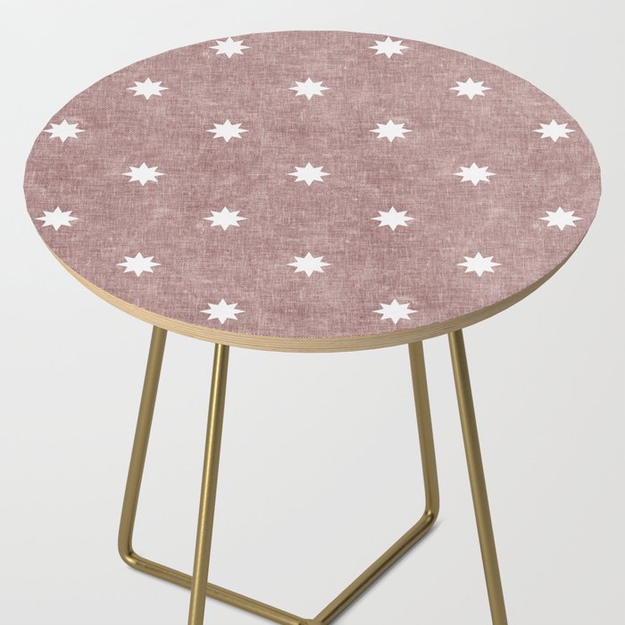 stars on mauve Side Table Gallery Image 2