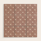stars on mauve Wood Wall Art Gallery Image 1