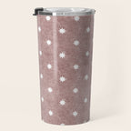 stars on mauve Travel Mug Gallery Image 3