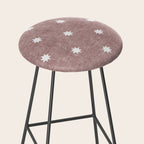 stars on mauve Stool Gallery Image 2