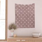 stars on mauve Wall Tapestry Gallery Image 2
