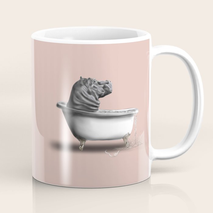 Hippo in Bath Coffee Mug Gallery Image 1