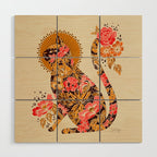 Porcelain Cat - 70s Palette Wood Wall Art Gallery Image 1
