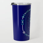 She Believed - Navy & Turquoise Palette Travel Mug Gallery Image 3
