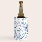 Blue Eucalyptus Pattern Wine Chiller Gallery Image 1