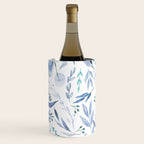 Blue Eucalyptus Pattern Wine Chiller Gallery Image 2