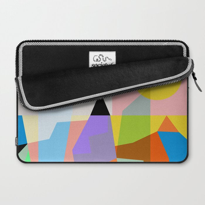 mid century modern spring III Laptop Sleeve Gallery Image 2