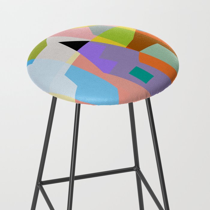 mid century modern spring III Stool Gallery Image 2