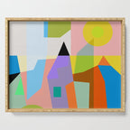 mid century modern spring III Serving Tray Gallery Image 1