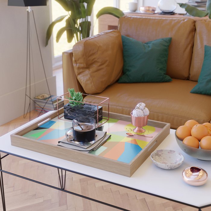 mid century modern spring III Serving Tray Gallery Image 2