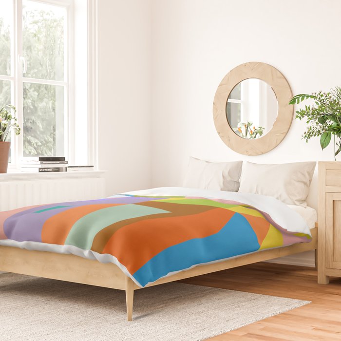 mid century modern spring III Duvet Cover Gallery Image 2