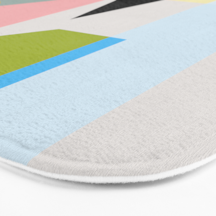 mid century modern spring III Bath Mat Gallery Image 3