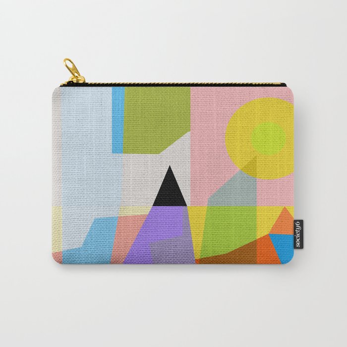 mid century modern spring III Carry All Pouch Gallery Image 1