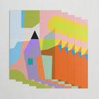 mid century modern spring III Wrapping Paper Gallery Image 3