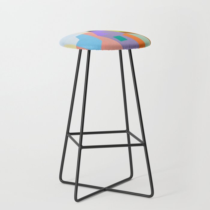 mid century modern spring III Stool Gallery Image 1
