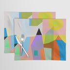 mid century modern spring III Placemat Gallery Image 1