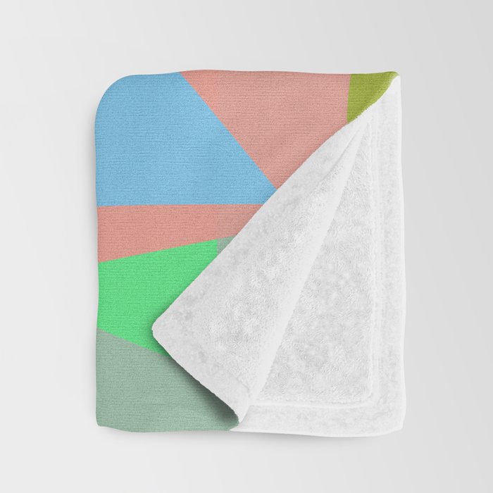 mid century modern spring III Throw Blanket Gallery Image 3