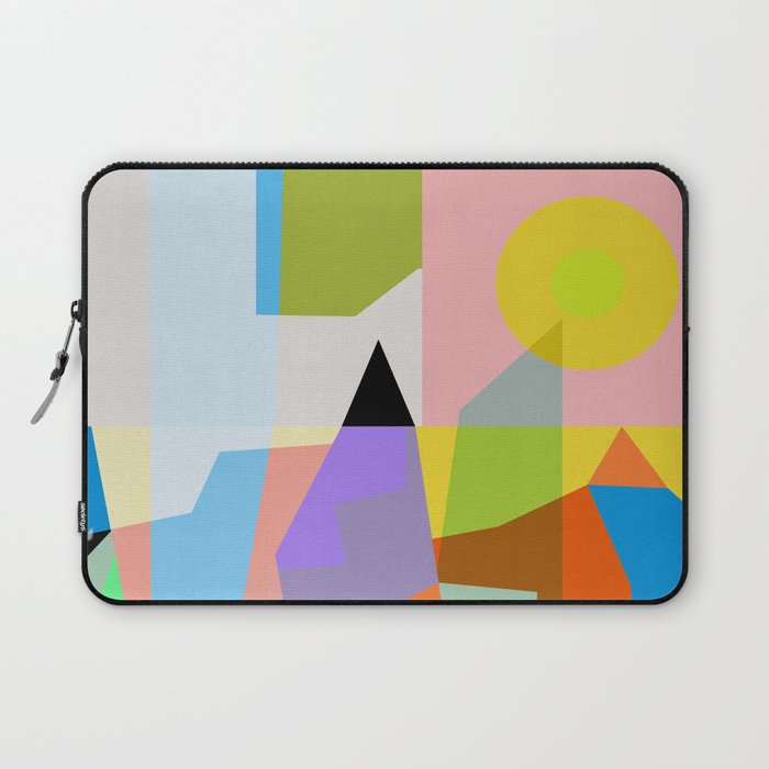 mid century modern spring III Laptop Sleeve Gallery Image 1