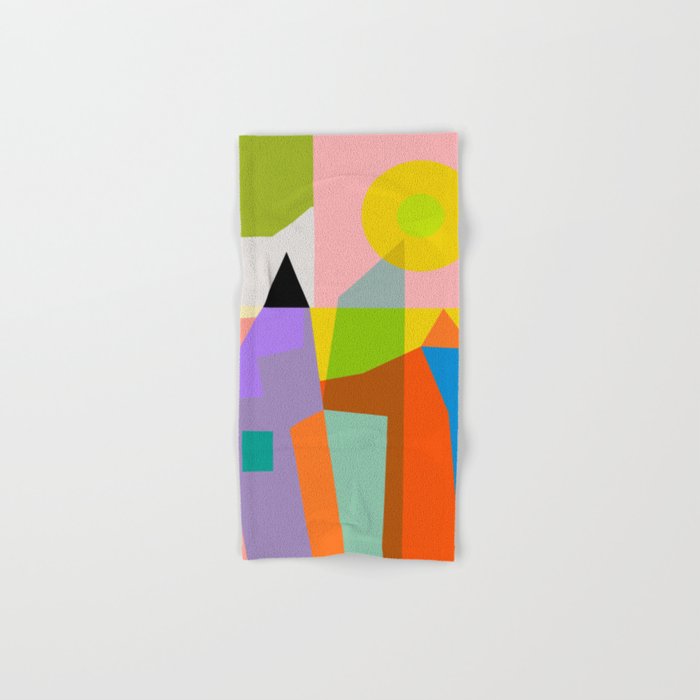 mid century modern spring III Bath Towel Gallery Image 1