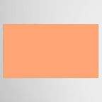 Apricot Peach Solid Color Tablecloth Gallery Image 2